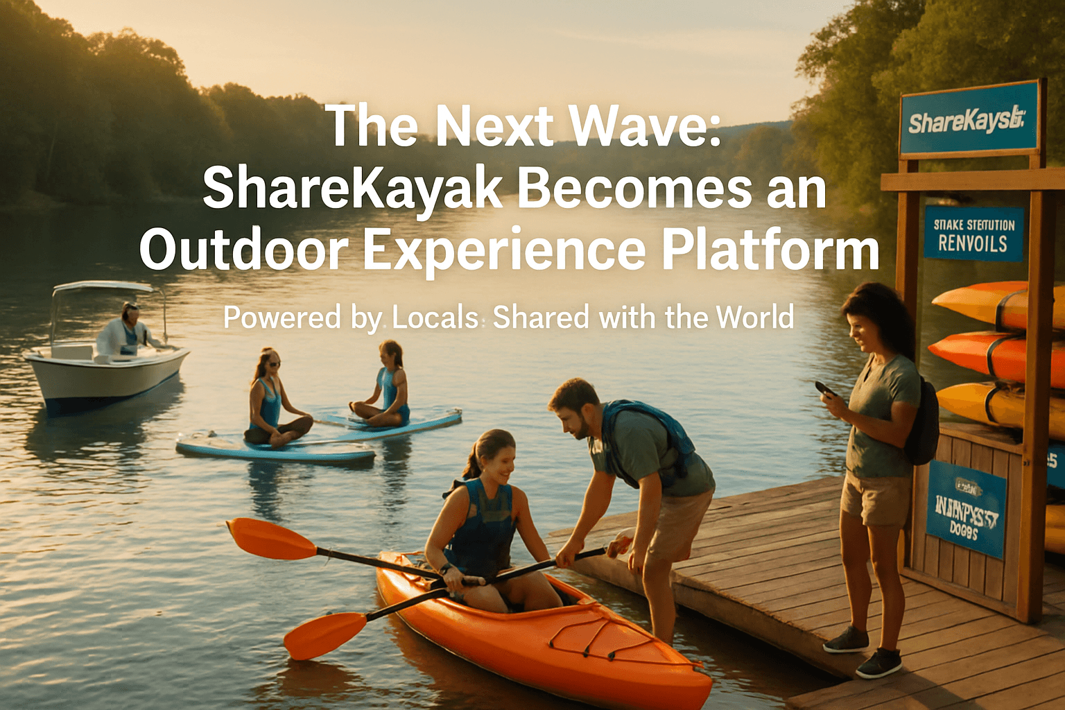 La próxima ola: ShareKayak se convierte en una plataforma de experiencias al aire libre